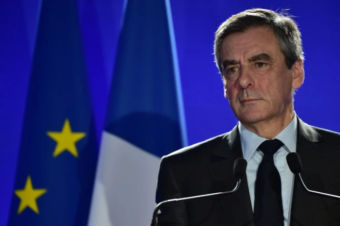 François Fillon à Paris, le 6 avril 2017