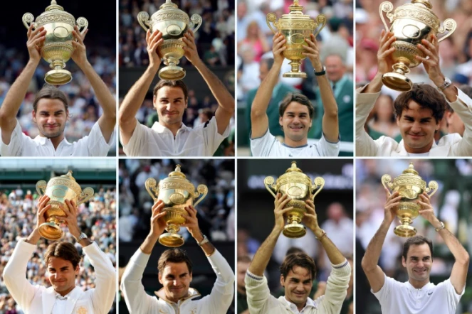 Les huit victoires à Wimbledon de Roger Federer