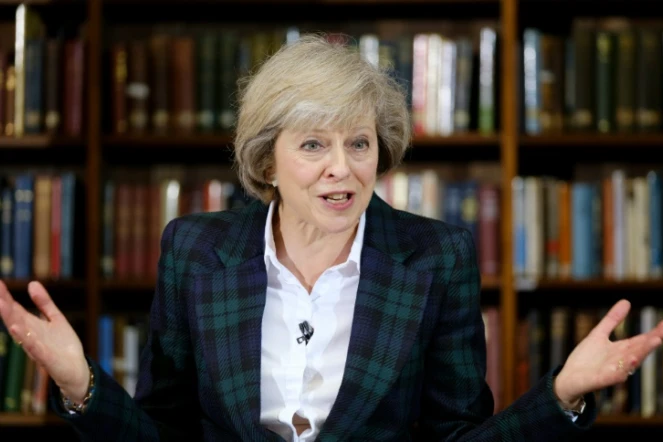 La ministre de l'Intérieur britannique Theresa May, lors d'une conférence de presse à Londres le 30 juin 2016