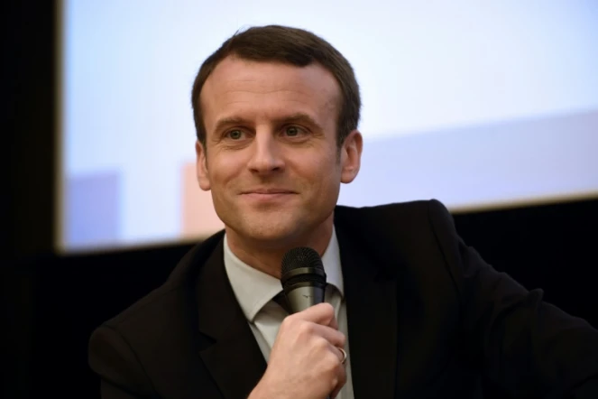 Emmanuel Macron à Paris, le 8 mars 2017