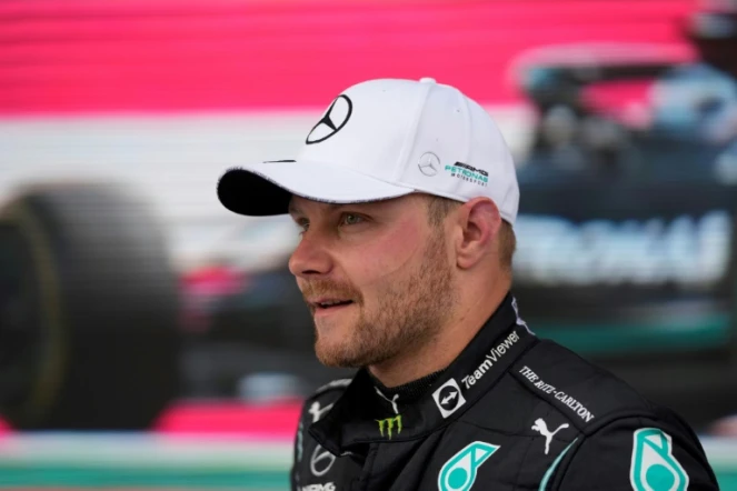 Le Finlandais Valtteri Bottas, actuel pilote de l'écurie Mercedes, le 27 juin 2021 à l'issue du GP de Styrie à Spielberg
