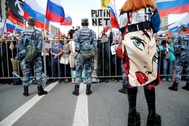 Manifestation de l'opposition à Moscou le 20 juillet 2019