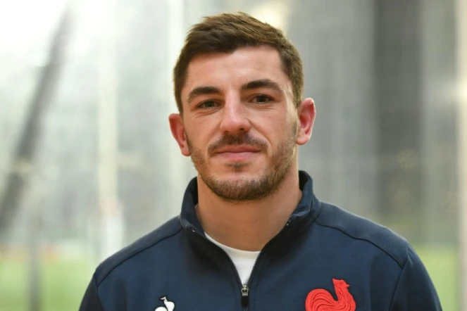 L'arrière de l'équipe de France de rugby Anthony Bouthier, le 25 janvier 2020 à Nice