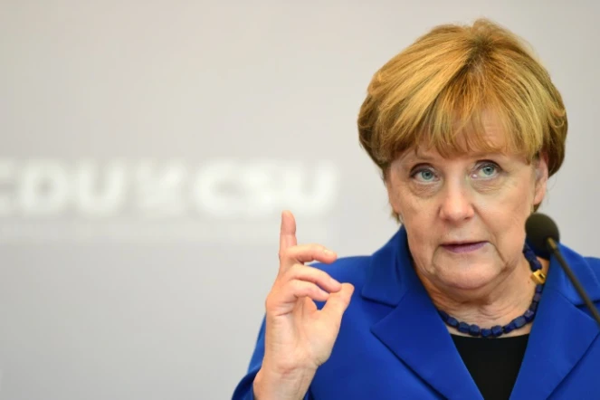 La chancelière allemande Angela Merkel à Berlin le 21 septembre 2015