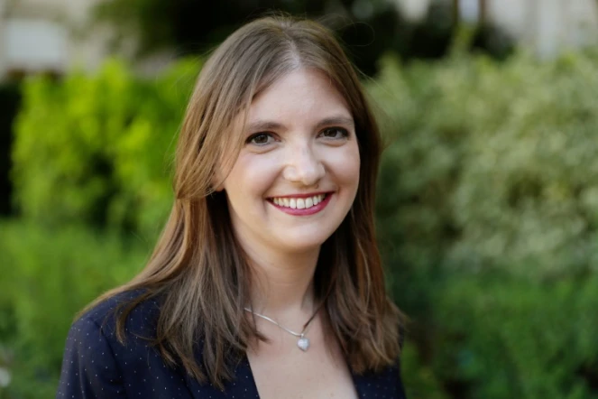 Aurore Bergé nouvelle député de la République en Marche arrive à l'Assemblée nationale le 19 juin 2017