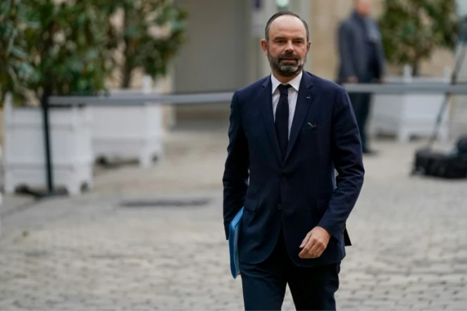 Le Premier ministre Edouard Philippe arrive à Matignon le 19 décembre 2019 