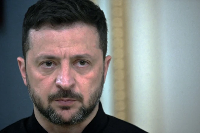 Le président ukrainien Volodymyr Zelensky le 19 mai 2025 à Kiev