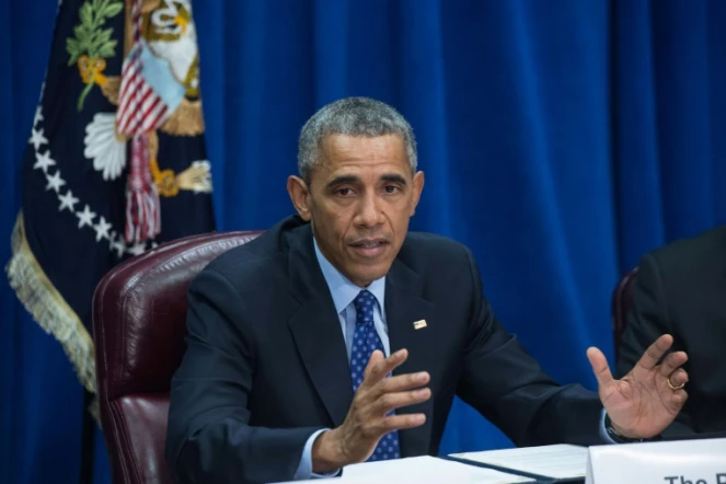 Le président des Etats-Unis Barack Obama au ministère de l'Agriculture à Washington, le 6 octobre 2015