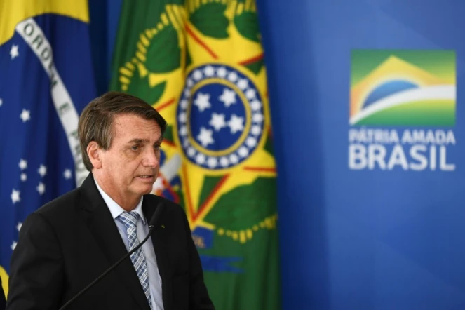 Le président brésilien Jair Bolsonaro, à Brasilia, le 10 mars 2021