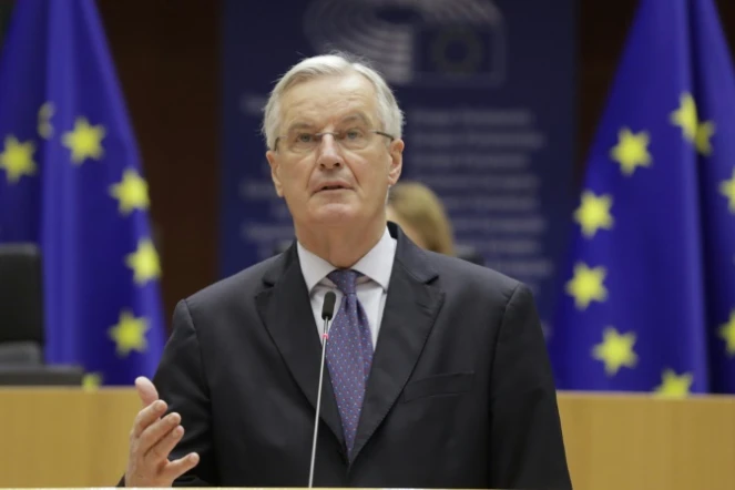 Le négociateur européen pour le Brexit Michel Barnier, le 18 décembre 2020 à Bruxelles