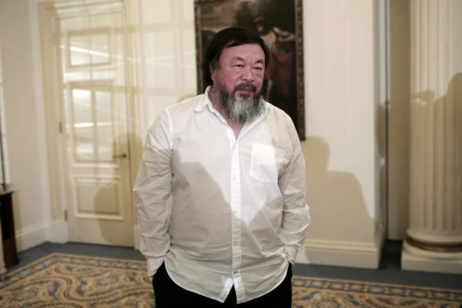 L'artiste chinois Ai Weiwei le 1er janvier 2016 à Athènes