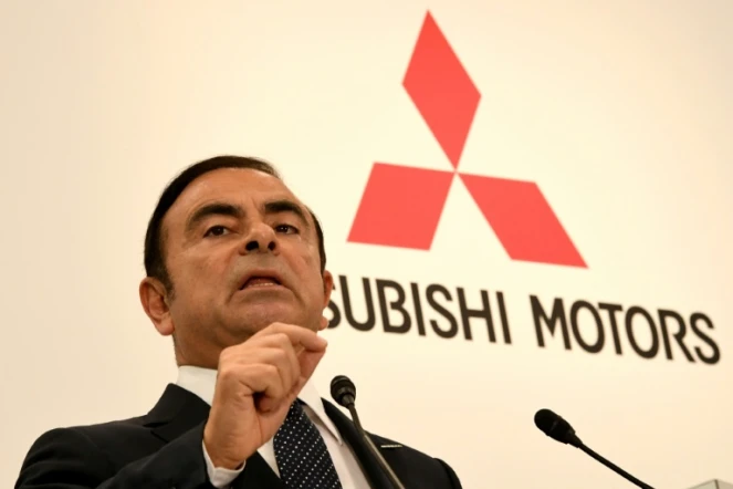 Le PDG de Renault Carlos Ghosn le 20 octobre 2016 lors d'une conférence de presse à Tokyo, au Japon