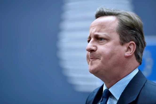 Le Premier ministre britannique David Cameron à Bruxelles, le 28 juin 2016
