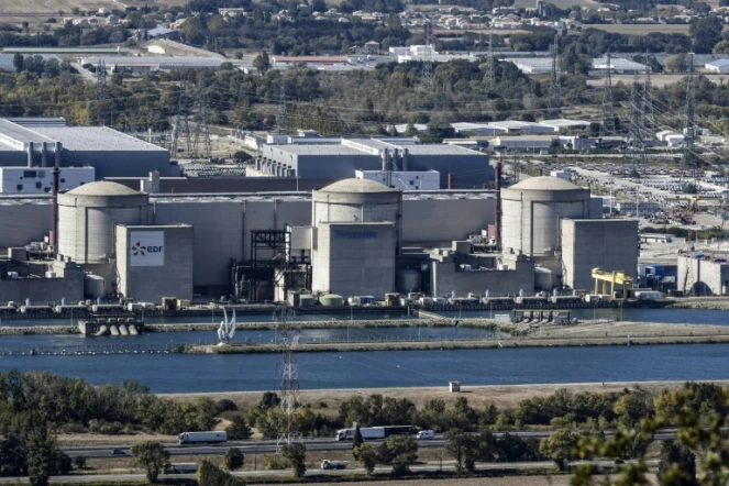 La centrale nucléaire de Tricastin en octobre 2017, dans la Drôme