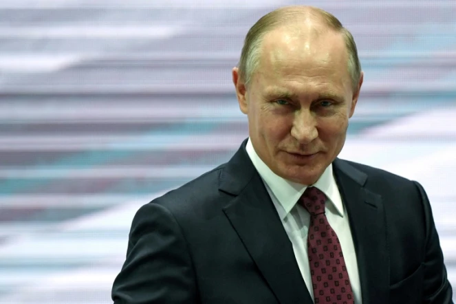Le président russe Vladimir Poutine, à Moscou, le 29  novembre 2017