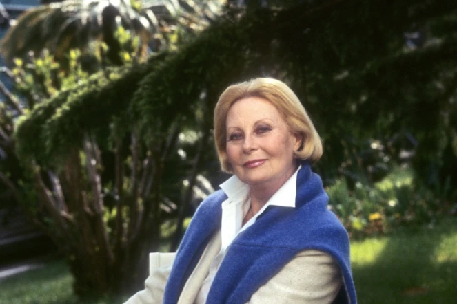La comédienne française Michèle Morgan, le 6 mai 1983 au Festival de Cannes