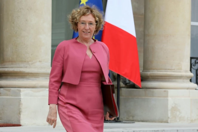 La ministre du Travail Muriel Pénicaud, le 6 septembre 2017 à l'Elysée, à Paris