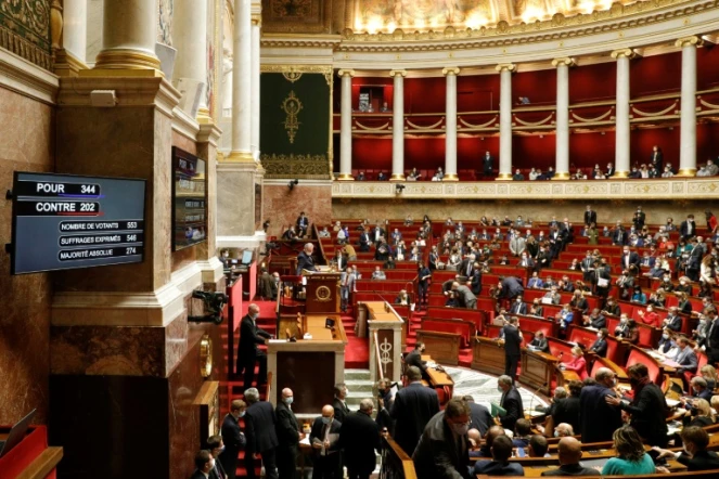 L'Assemblée nationale, à Paris le 26 octobre 2021