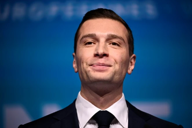 Le président du RN, Jordan Bardella, le 9 juin 2024 à Paris