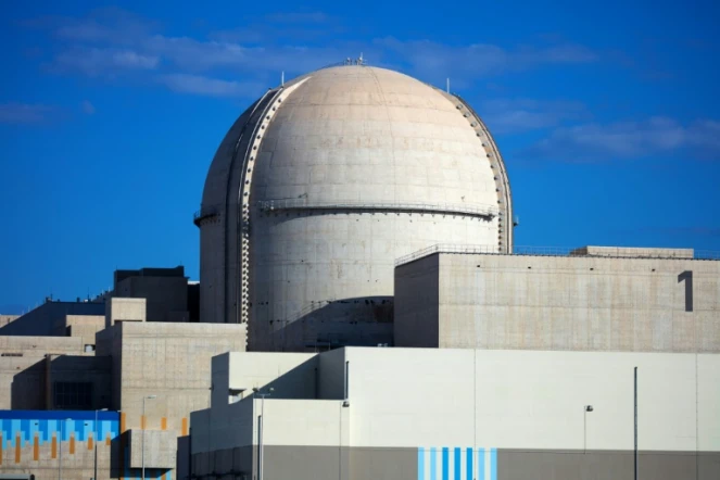 La centrale nucléaire de Barakah aux Emirats arabes unis, photo diffusée le 13 février 2020
