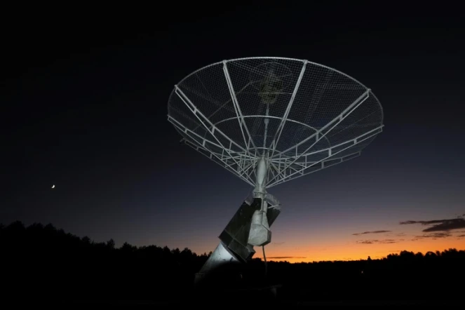Le radiotélescope de Nançay, le 3 octobre 2019 près de Vierzon