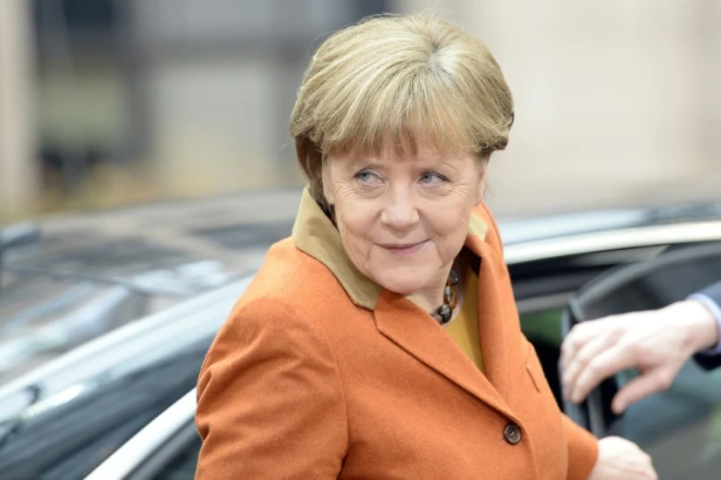 La chancelière allemande, Angela Merkel, le 7 mars 2016 à Bruxelles