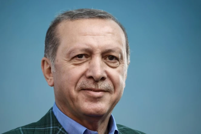 Le président turc Recep Tayyip Erdogan, le 15 avril 2017 à Istanbul