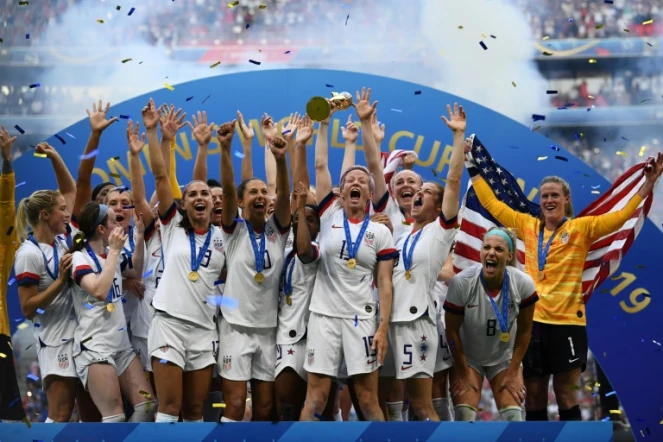 Les Américaines championnes du monde pour la 4e fois après la victoire sur les Néerlandaises 2-0 à Lyon le 7 juillet 2019