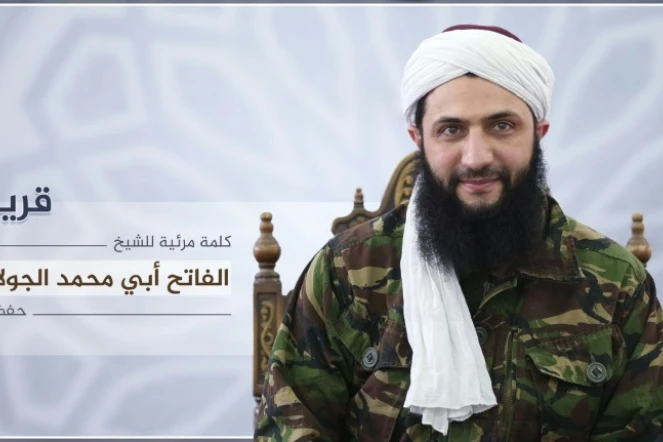 Une photo diffusée par le Front Al-Nosra le 28 juillet 2016 de son chef Abou Mohammad al-Jolani