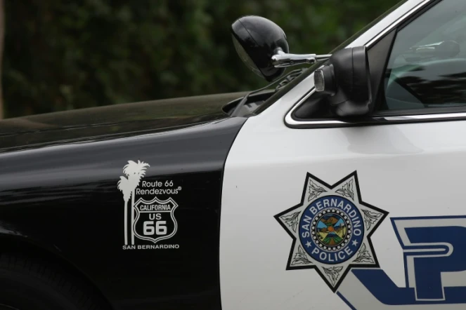 Une voiture de la police de San Bernardino en Clifornie, en juillet 2012