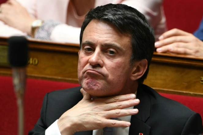 L'ancien Premier ministre Manuel Valls à l'Assemblée nationale le 16 mai 2018