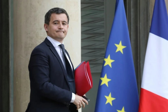 Le ministre des Comptes publics Gérald Darmanin, le 7 mars 2018 à l'Elysée, à Paris