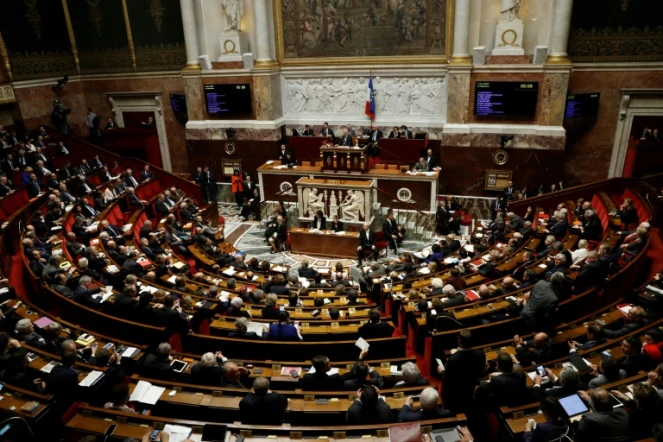 Les députés à l'Assemblée nationale à Paris, le 22 février 2017