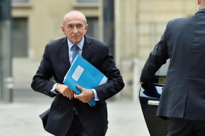 Le ministre de l'Intérieur Gérard Collomb, le 11 septembre 2017 à Paris