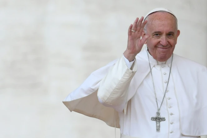 Le pape François, le 30 avril 2017 au Vatican