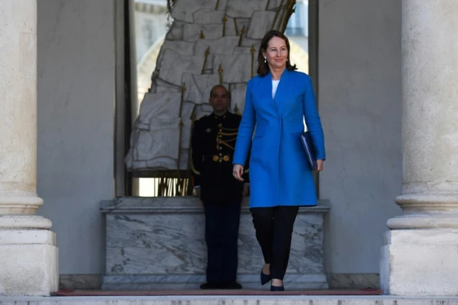 Ségolène Royal à l'Elysée le 12 avril 2017