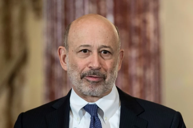 Lloyd Blankfein, le PDG de Goldman Sachs, le 9 mars 2015 lors d'une conférence à Washington