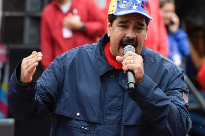 Le président du Venezuela, Nicolas Maduro, à Caracas le 1er mai 2016