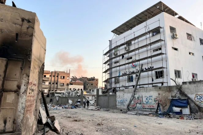 L'hôpital Kamal Adwan à Beit Lahya, dans le nord de la bande de Gaza, le 31 octobre 2024