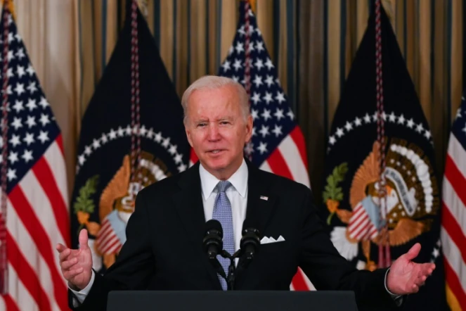 Le président américain Joe Biden à la Maison Blanche à Washington le 6 novembre 2021