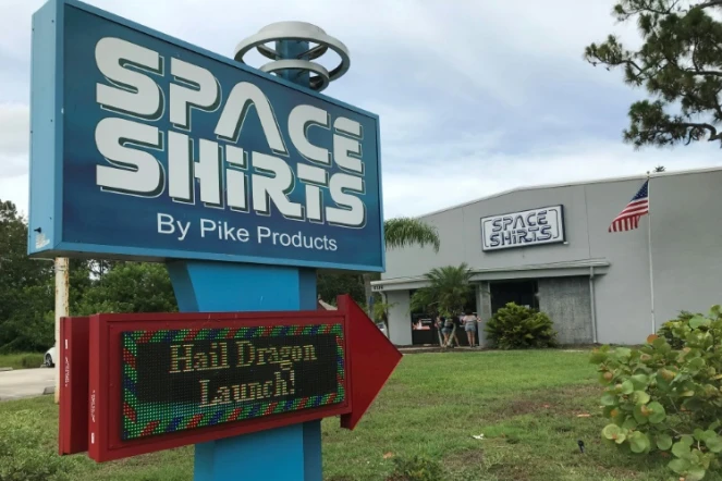 La boutique Space Shirts, à Merrit Island, en Floride, le 26 mai 2020
