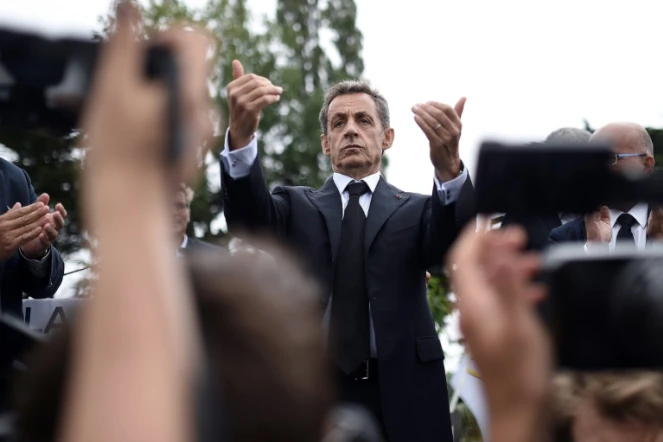 Le candidat à la primaire de la droite, Nicolas Sarkozy, le 4 septembre 2016 à La Baule