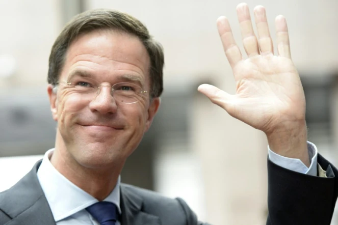 Le Premier ministre néerlandais, Mark Rutte, le 7 mars 2016 à son arrivée à Bruxelles pour le sommet sur la crise migratoire
