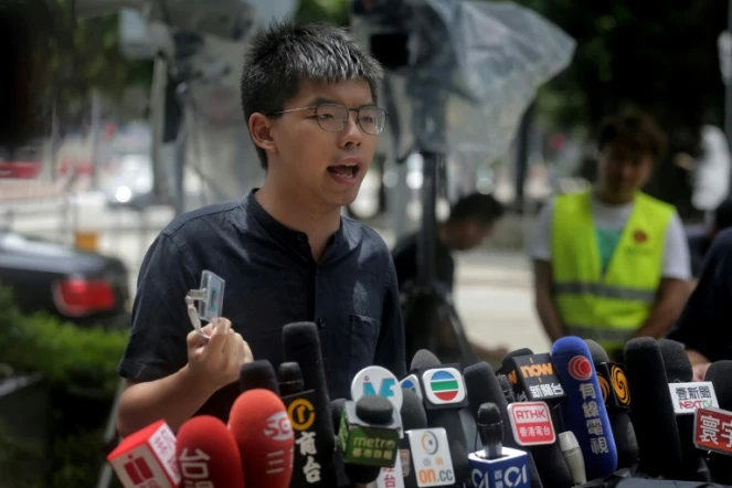 Le militant pro-démocratie Joshua Wong, à Hong Kong le 2 juillet 2019