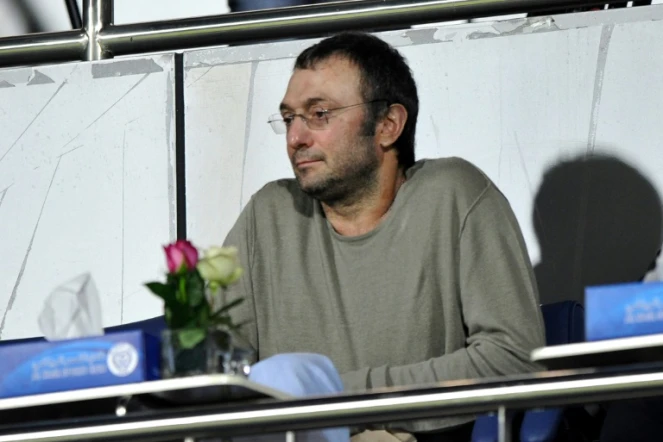 Souleïman Kerimov le 17 janvier 2012 pendant un match amical du club de football Anzhi Makhachkala au stade Al-Nasr à Dubai (archives)