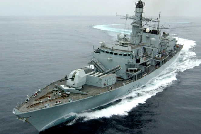 La frégate britannique HMS Montrose, photo diffusée le 11 juillet 2019