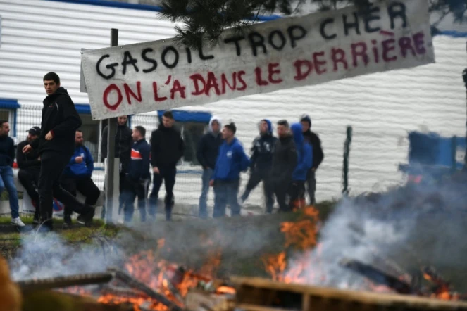 Manifestation le 15 mars 2022 devant le dépôt pétrolier de Brest