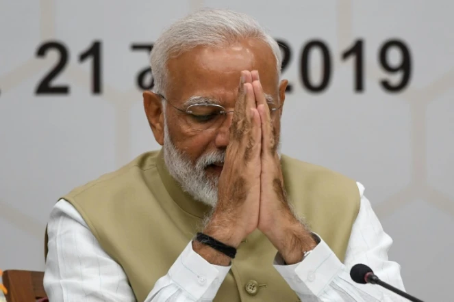 Le Premier ministre indien Narendra Modi à New Delhi le 21 mai 2019