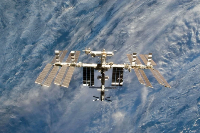 La Station spatiale internationale le 7 mars 2011 sur une image fournie par la Nasa