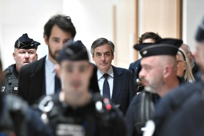 François Fillon à son arrivée au tribunal de Paris le 27 février 2020